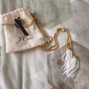J.Crew tassel lariat necklace